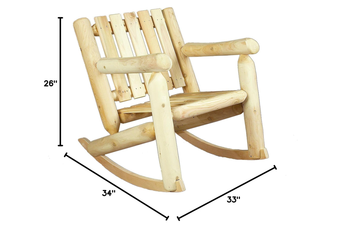 Log Rocking Chair G482011