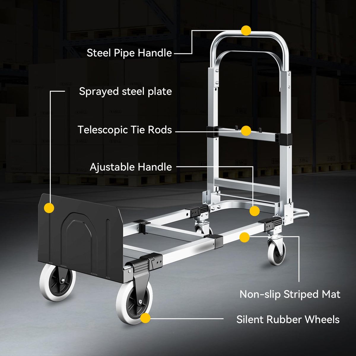 3-in-1 Convertible Dolly Cart O458680