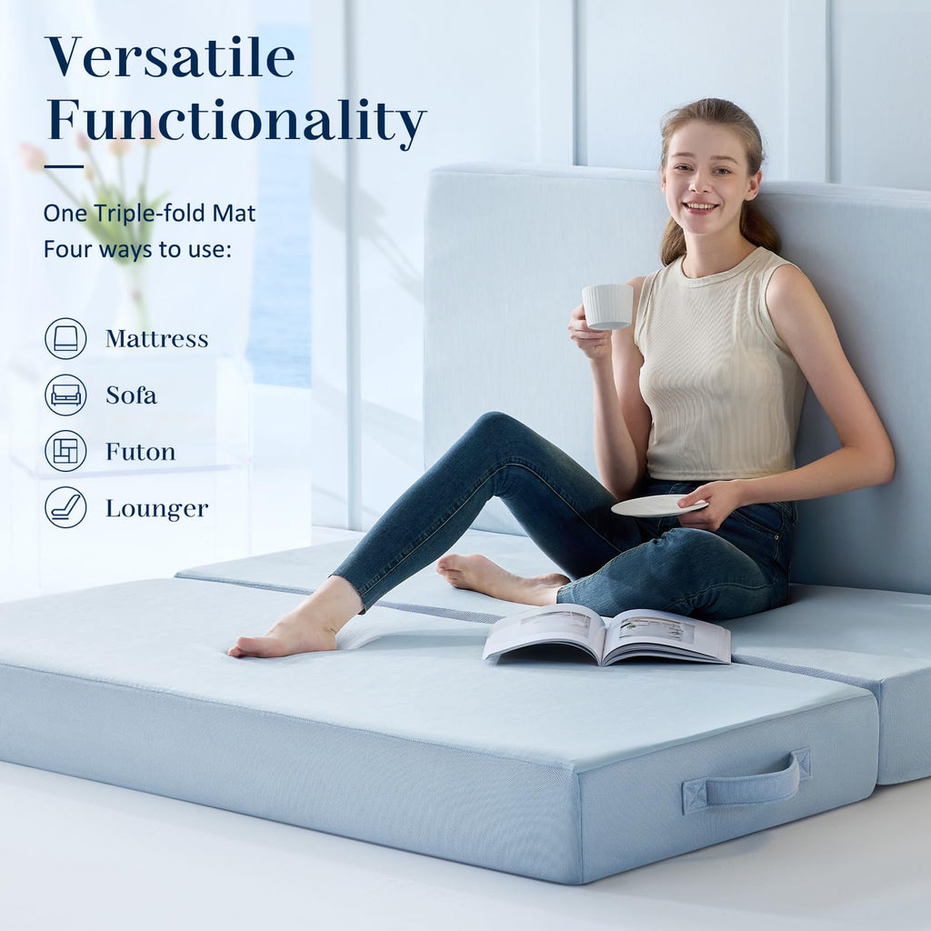 6 Inch Cooling Memory Foam Folding Mattress N255822