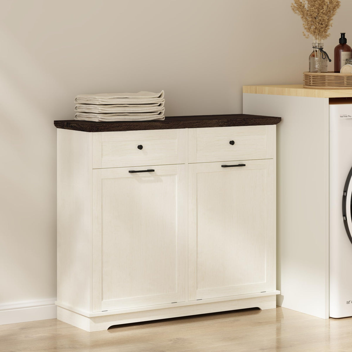 20 Gallon Wood Trash Can Cabinet D525208