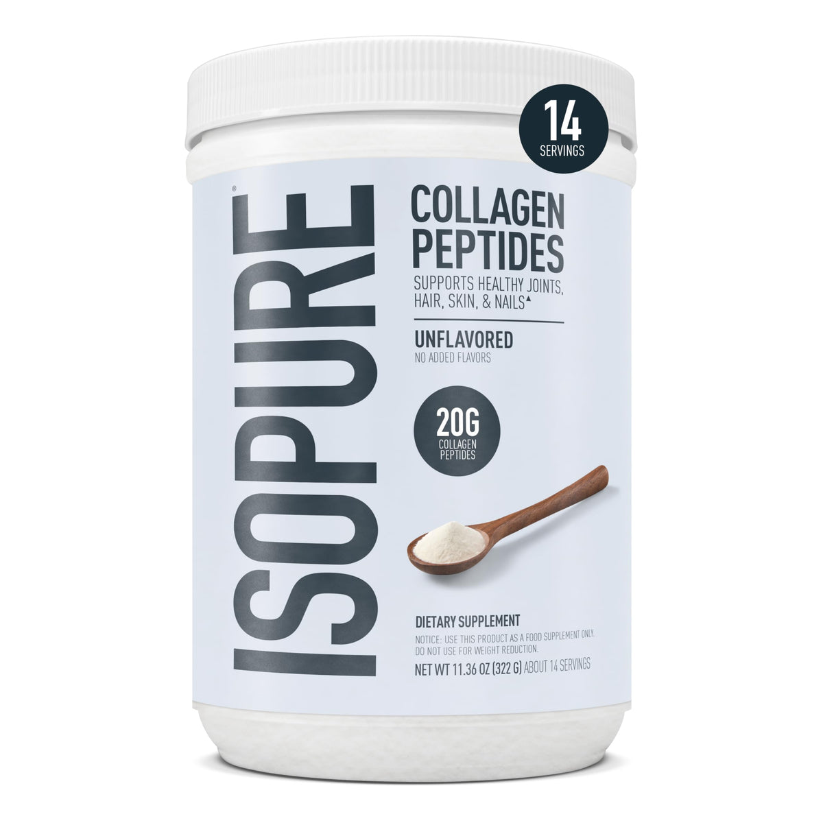 Unflavored Grass-Fed Collagen Peptides Powder X462173