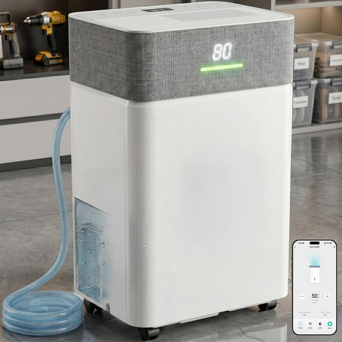 5000Sq.Ft Dehumidifier with Drain Hose X426510