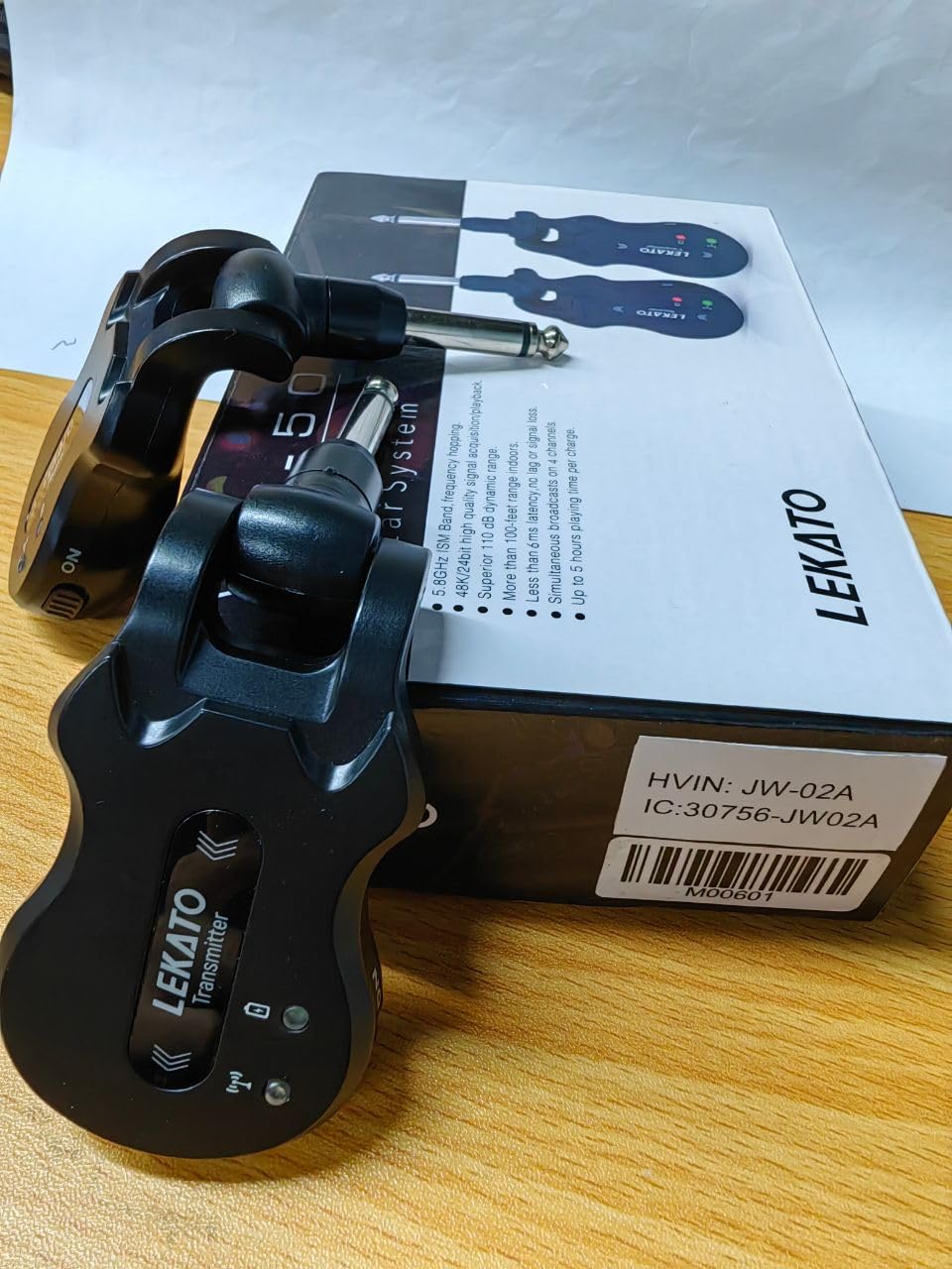 5.8GHz Wireless Guitar System Black T873