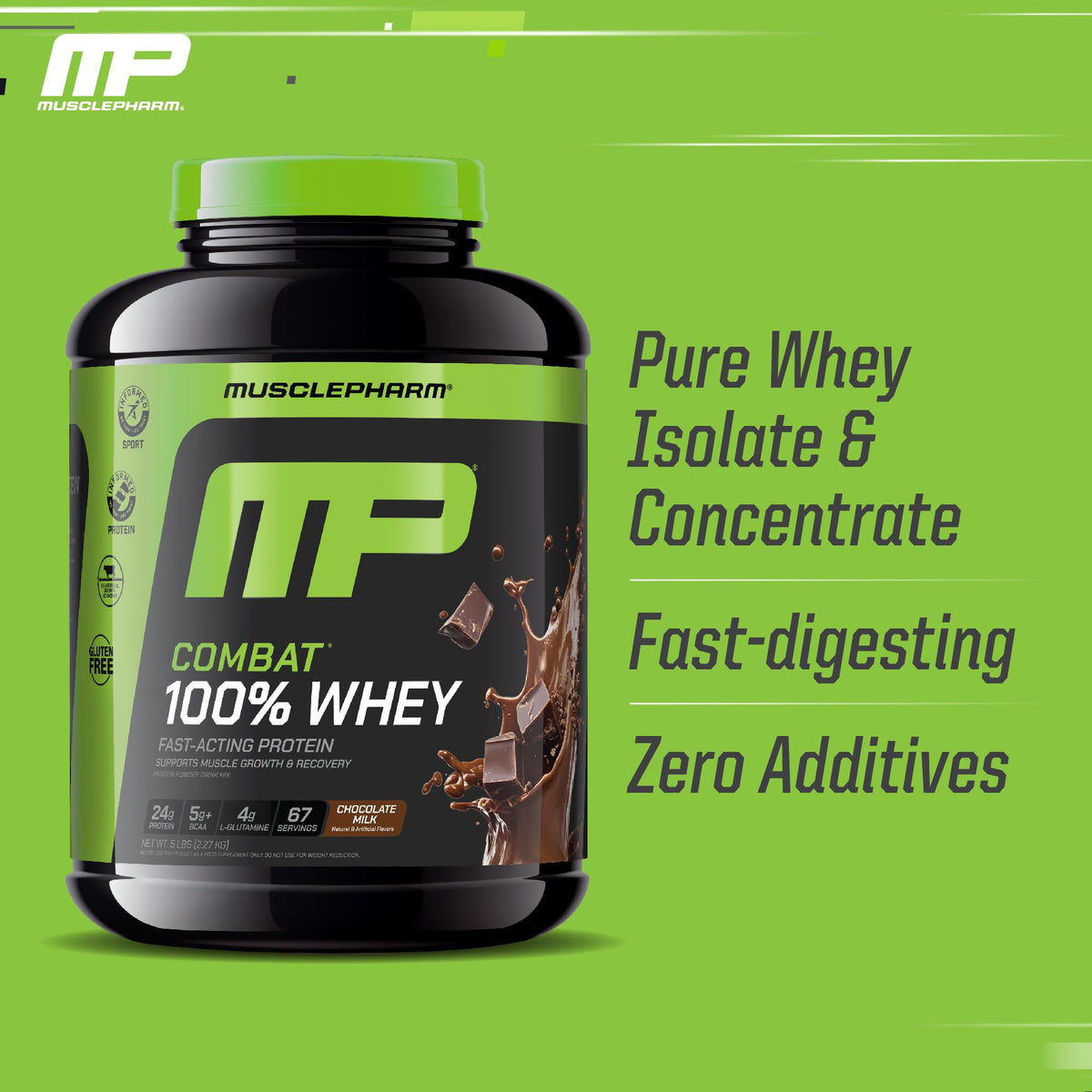 Chocolate Milk Whey Protein Powder 5 lb O915522