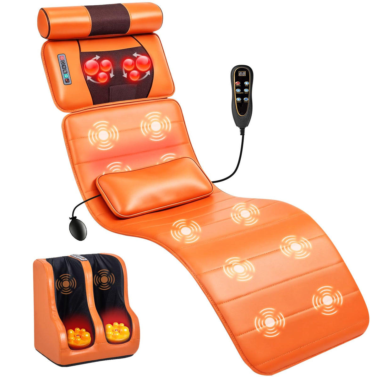 Full Body Massage Mat with Calf Vibration and Foot Massager A805