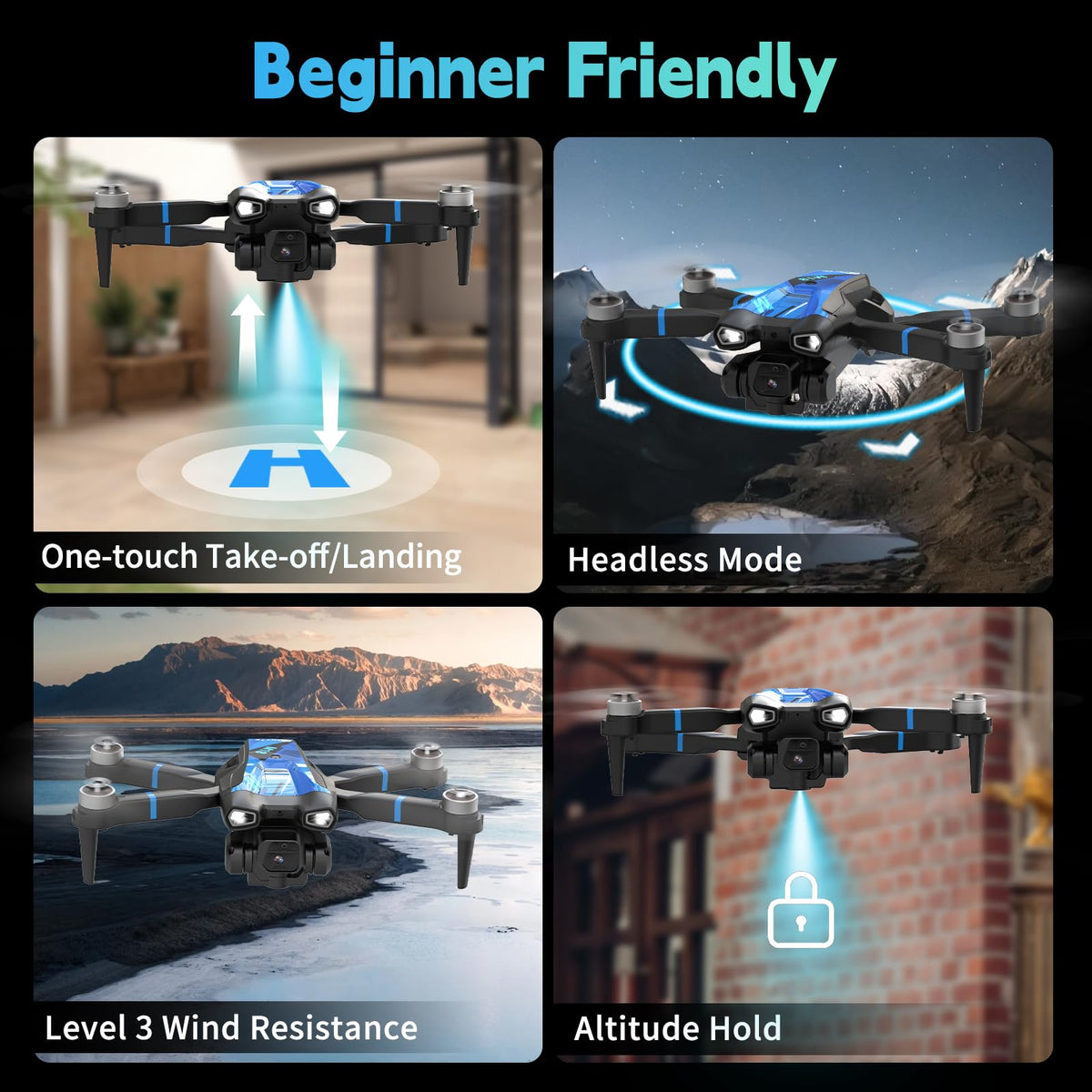 Foldable Drone with 1080P Camera B2990