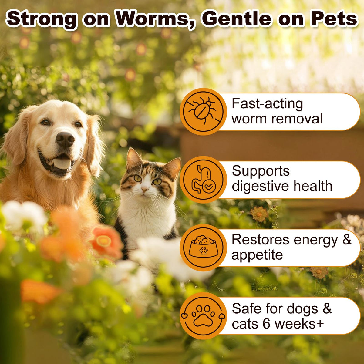7-Way Dewormer Liquid for Dogs & Cats, 3.38 fl oz A9090