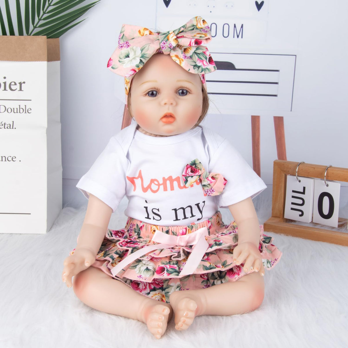 Baby Doll Clothes 20-22 Inch Girl Outfits Pleated Skirt P62025