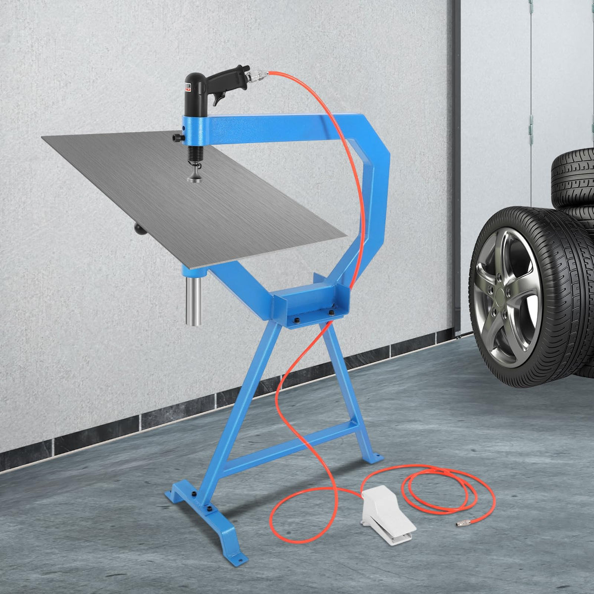 Pneumatic Planishing Hammer with Pedal and Stand H569035