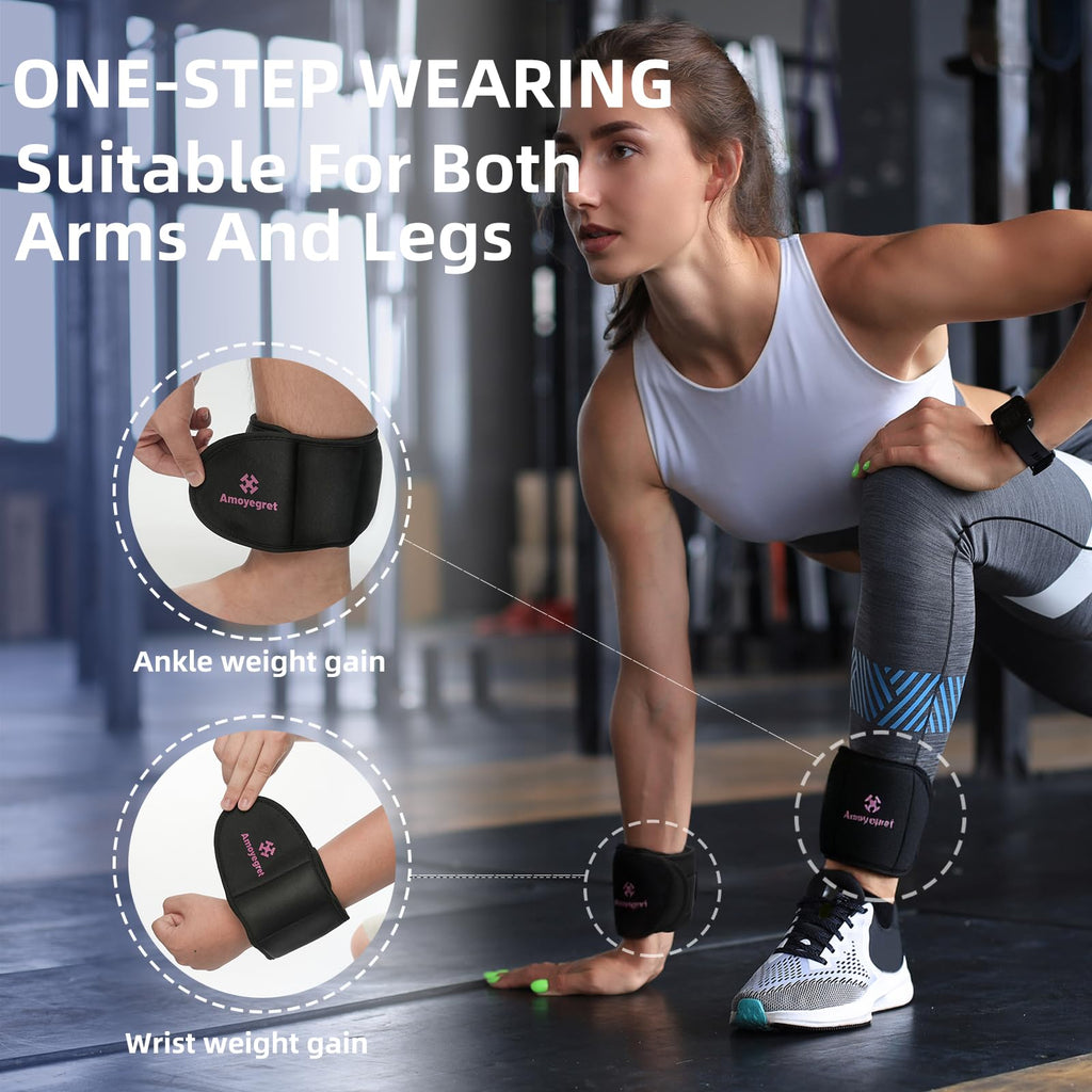 Ankle Weights, Wrist & Leg Weights Set N137