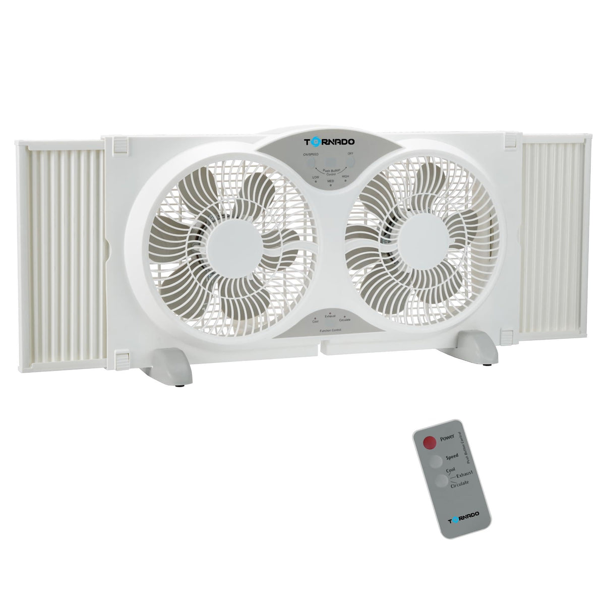 9 Inch 3-Speed White Window Fan B7656