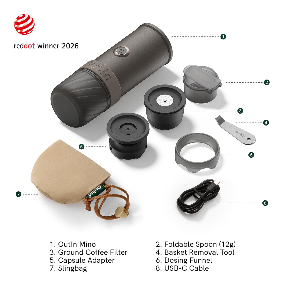 Portable Electric Espresso Machine with Self-Heating X542105