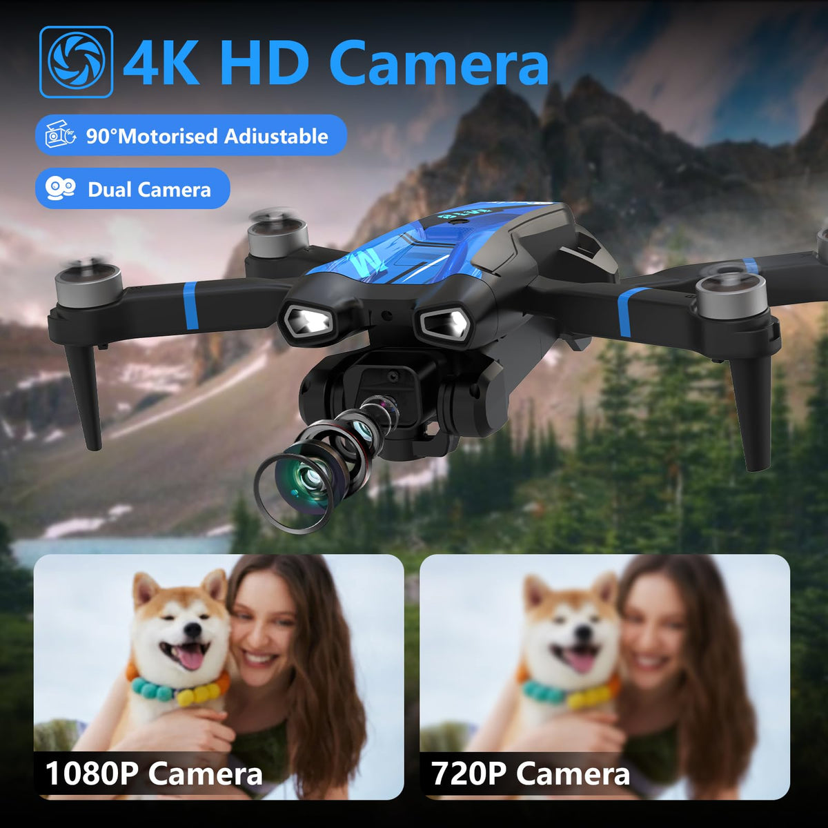 Foldable Drone with 1080P Camera B2990