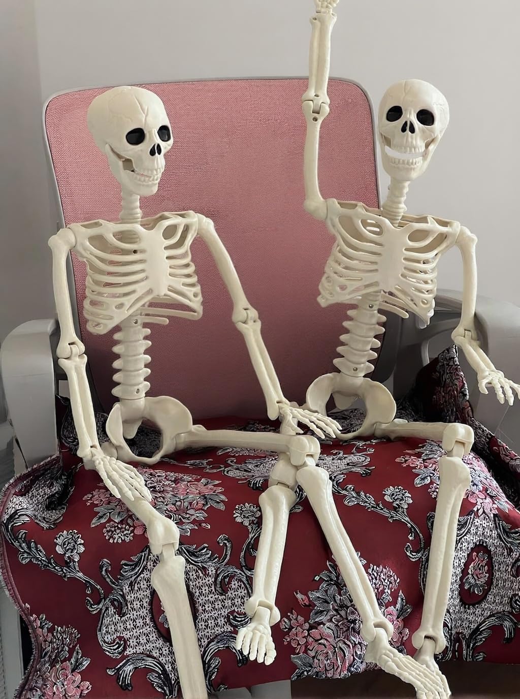 2Pcs 36" 1Pcs 16" Posable Plastic Skeleton D545857