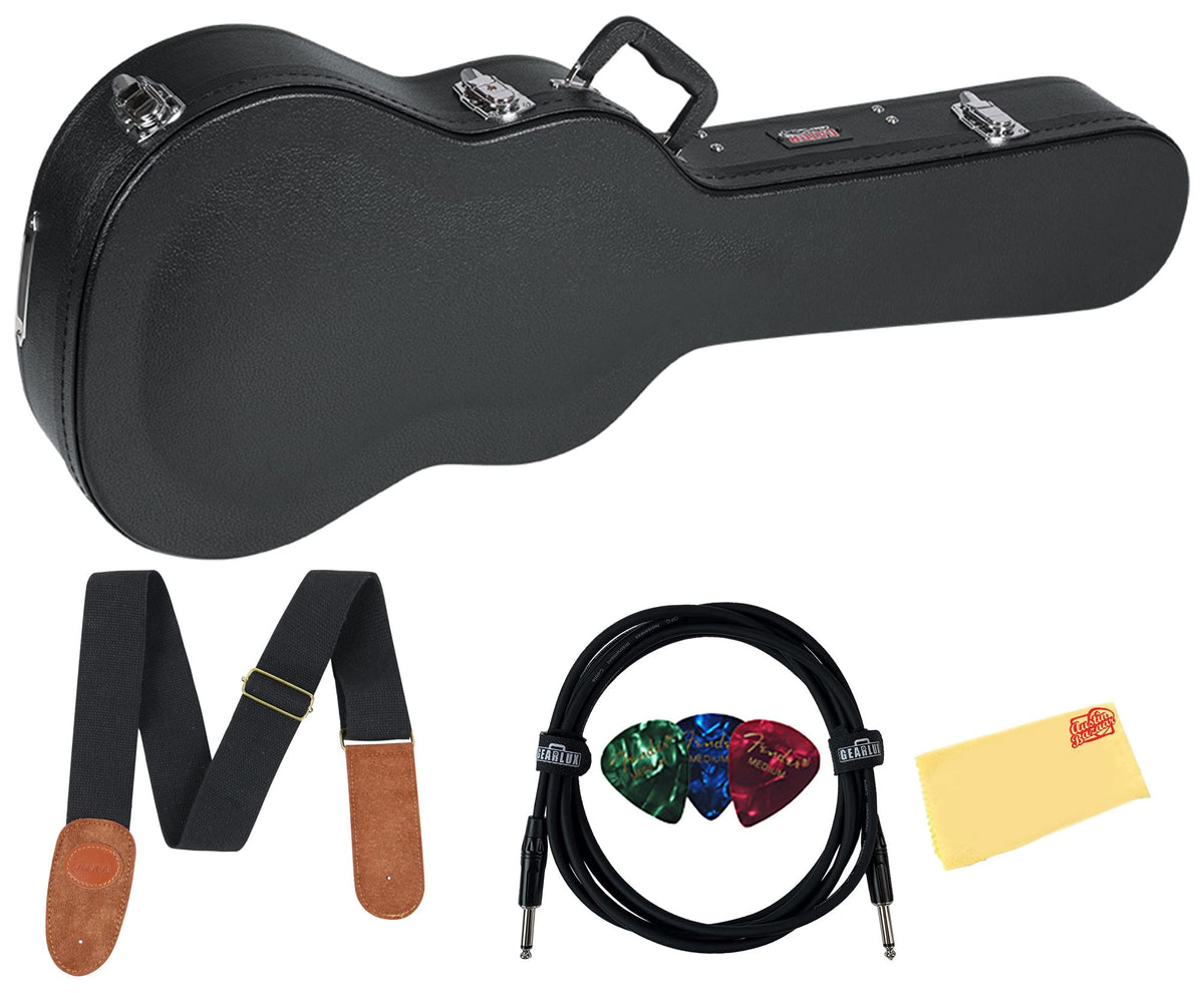 Hard-Shell Wood Case for Single-Cutaway Electric Guitars B615
