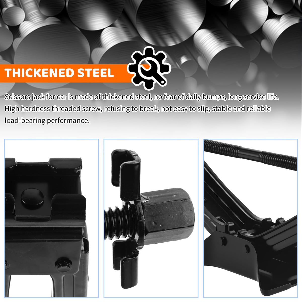 Heavy Duty Scissor Jacks Car Set P156