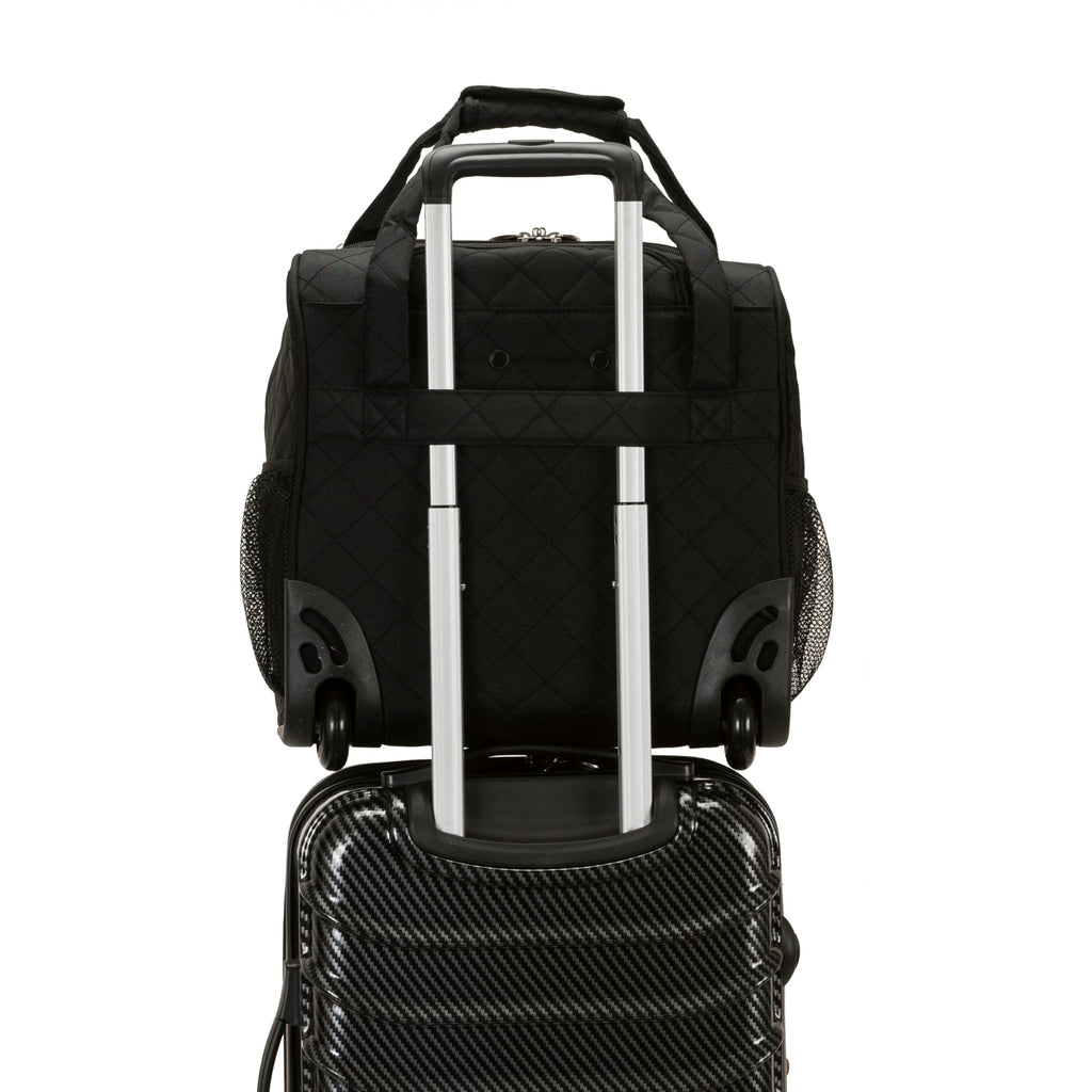 Black Wheeled Underseater Carry-On Luggage V460813