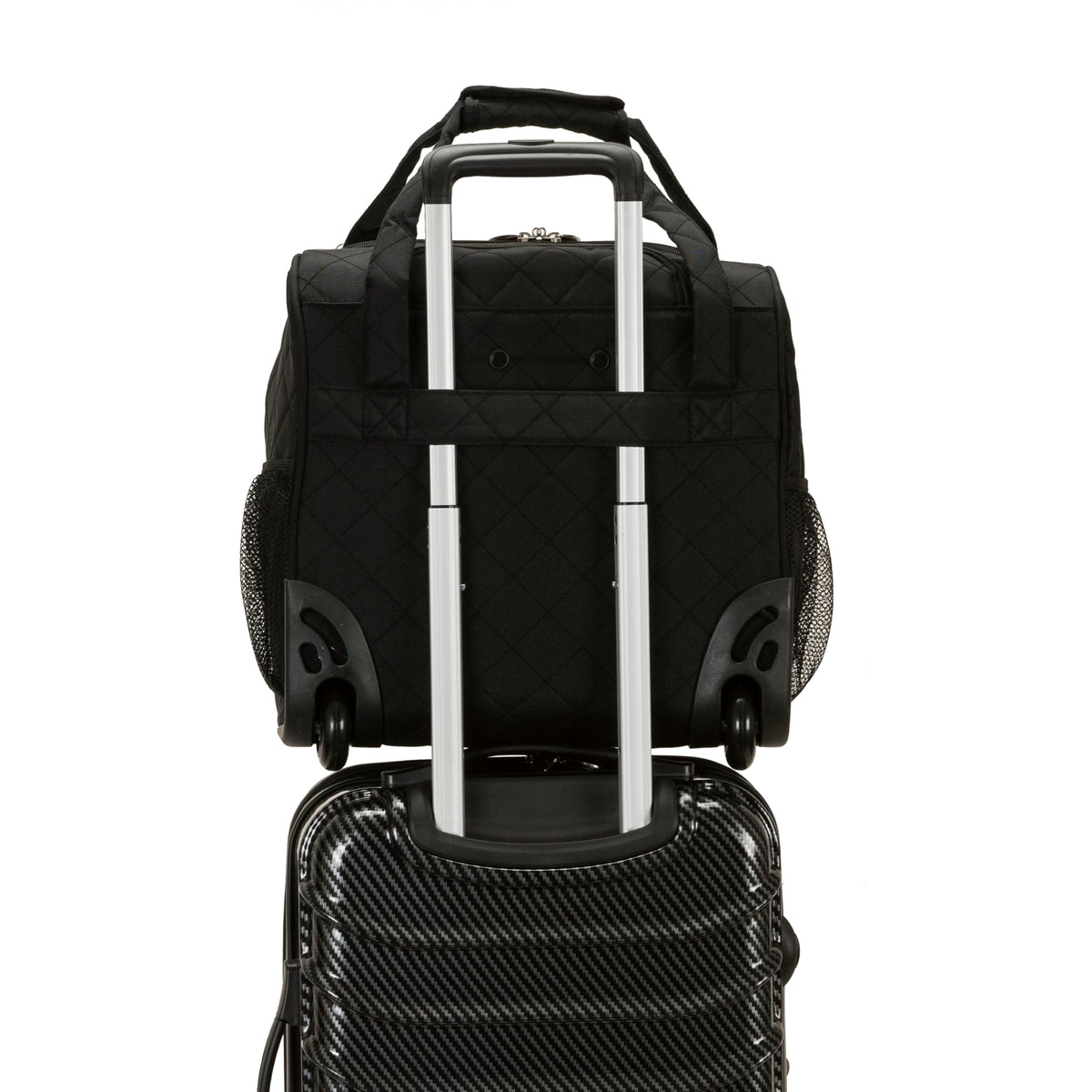 Black Wheeled Underseater Carry-On Luggage V460813