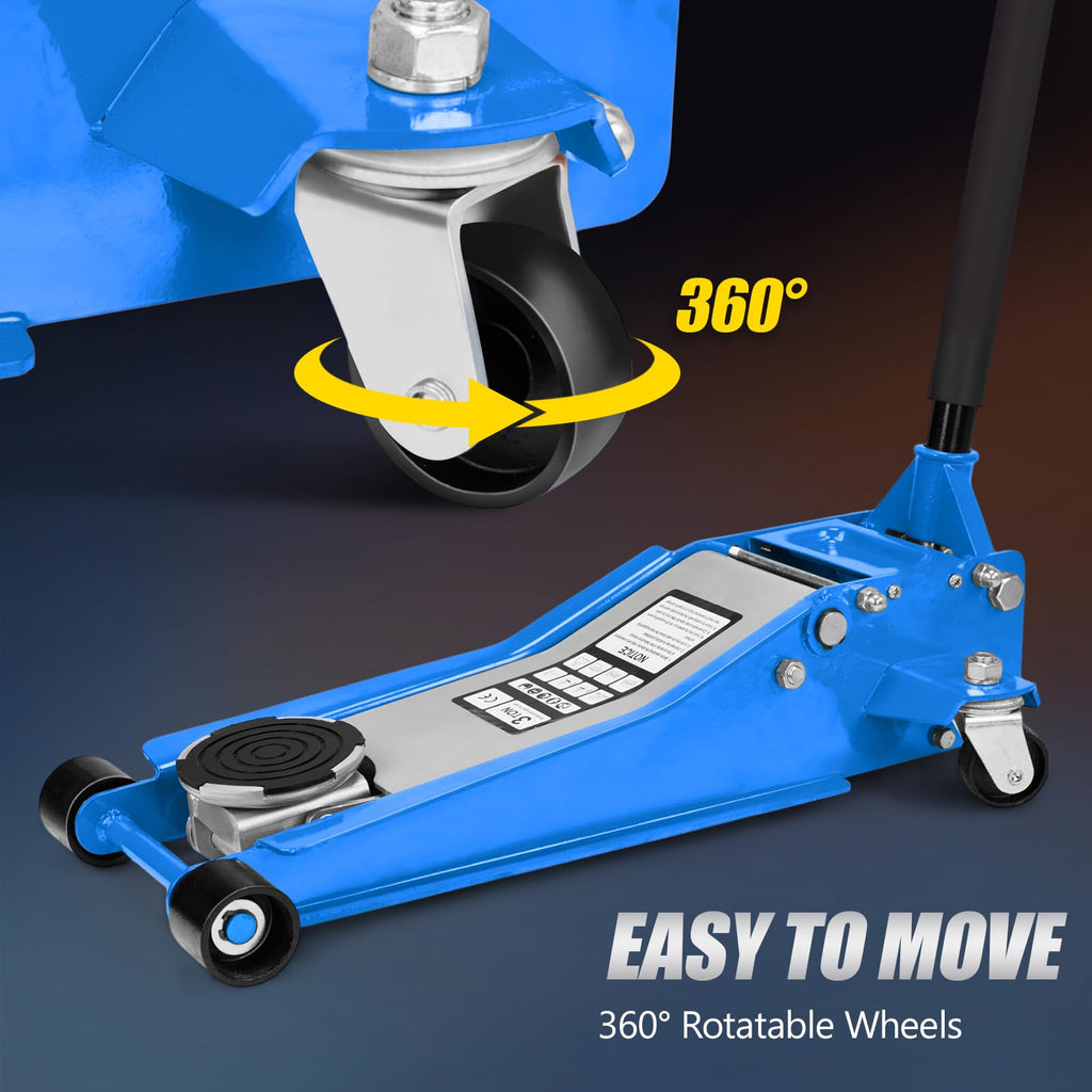 3 Ton Low Profile Aluminum Steel Floor Jack R6922