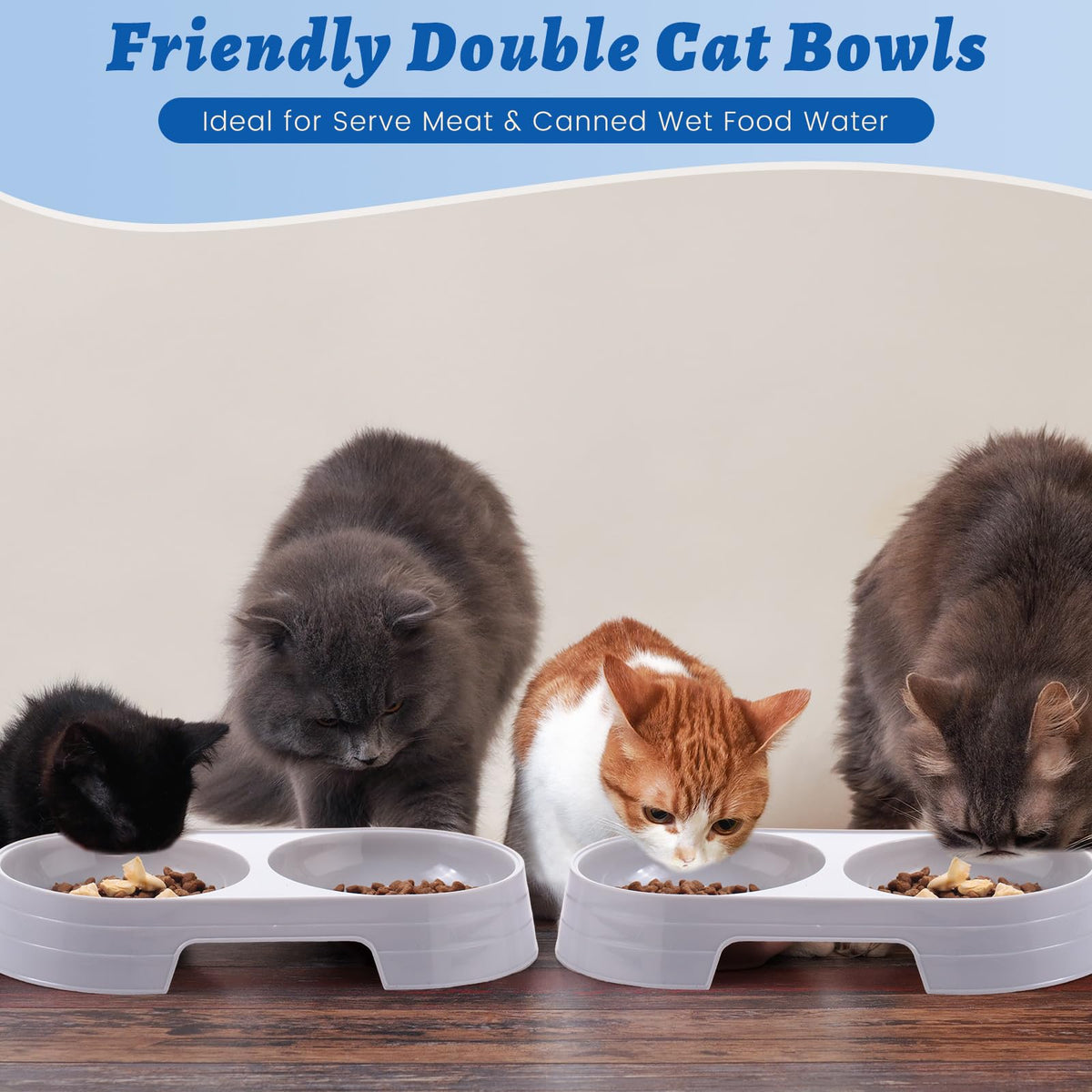 7 Pcs Kitten Litter Box Starter Kit with Scoop and Cat Bowl S368270