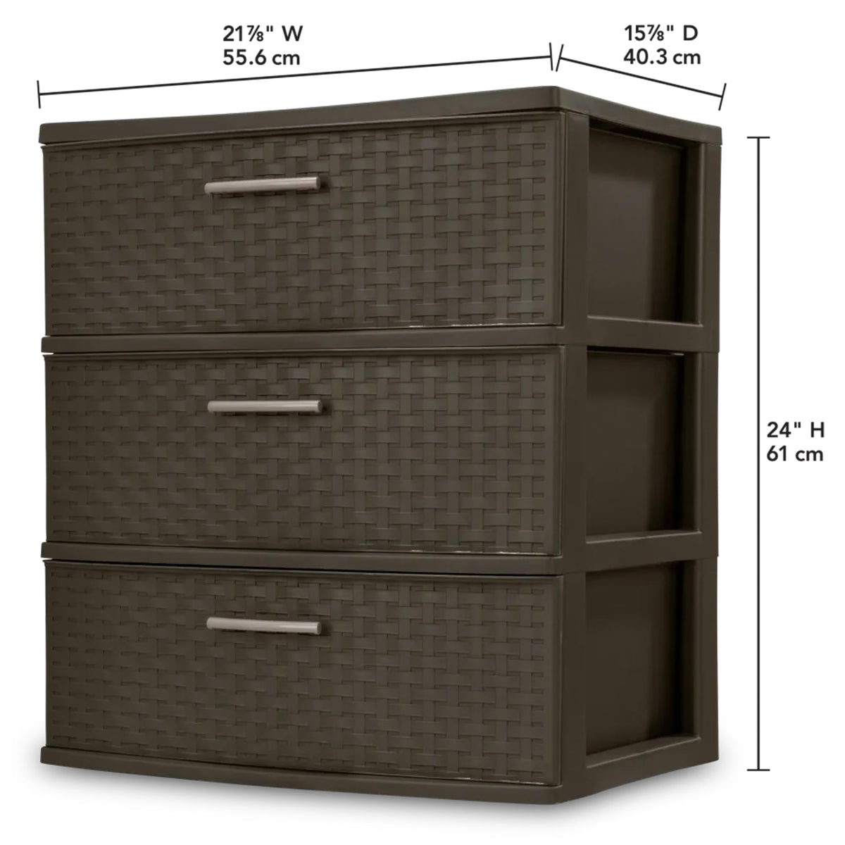 3-Drawer Storage Unit 4-Pack H944402