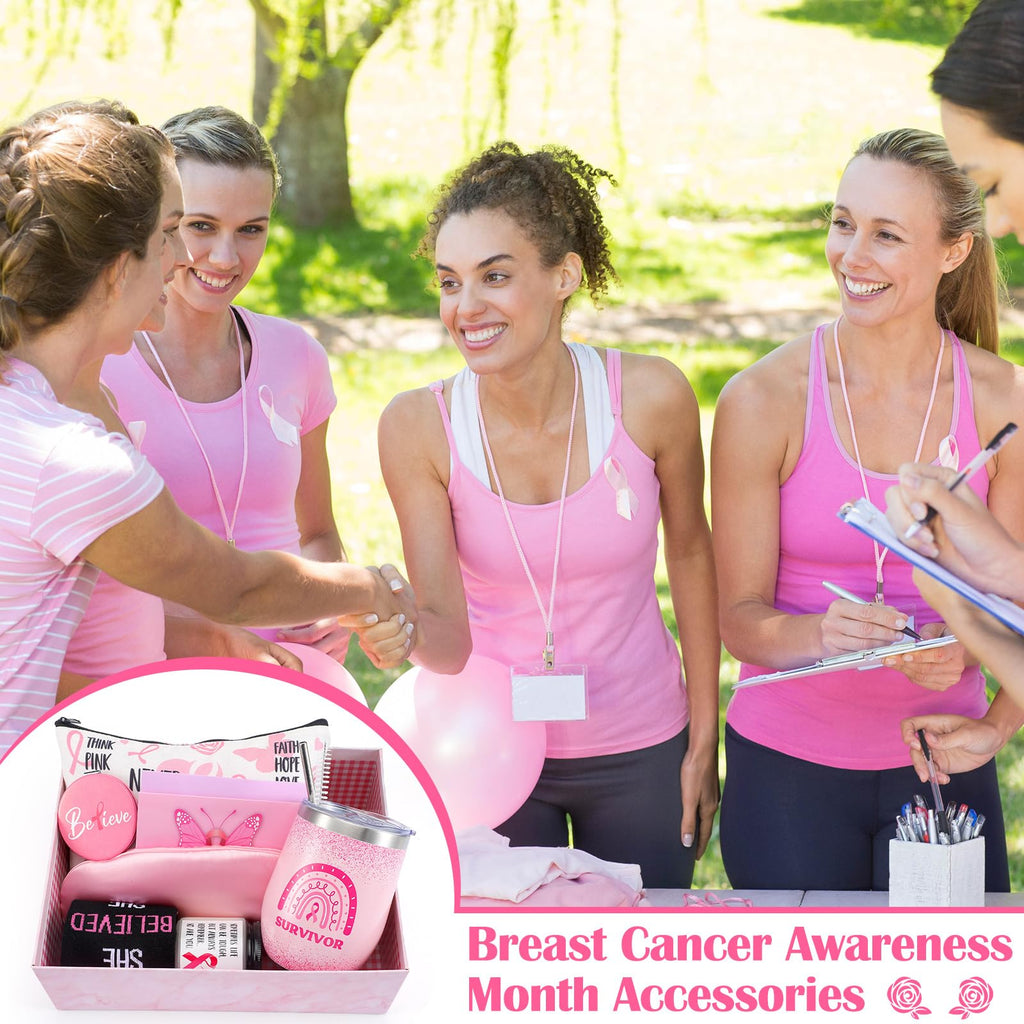8 Pcs Breast Cancer Basket C5098