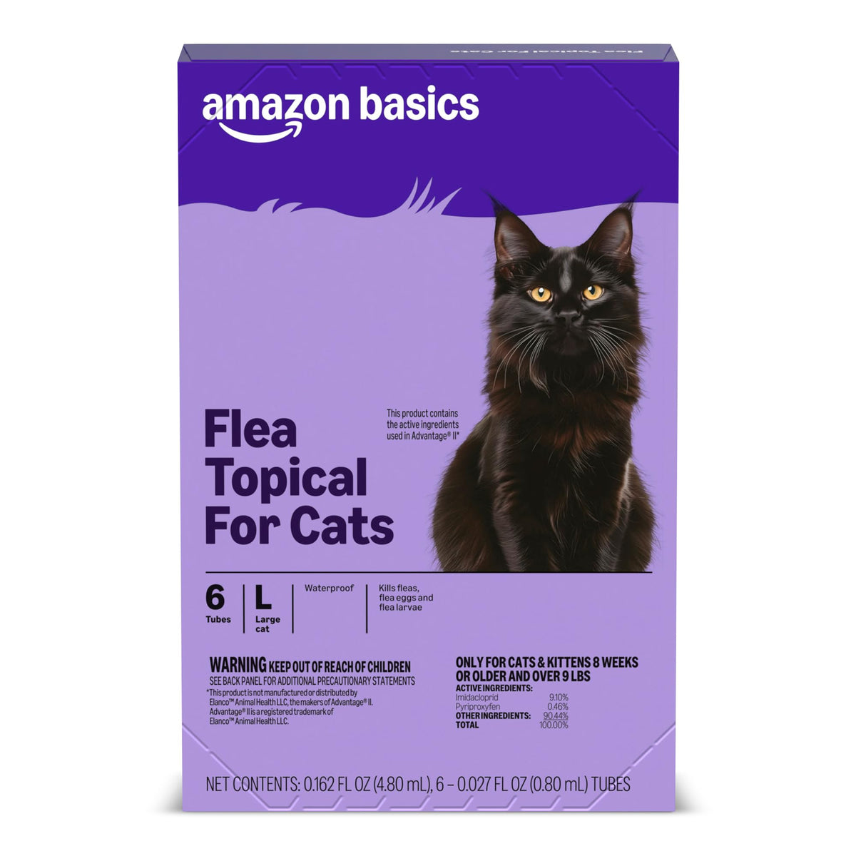 Topical Flea Treatment and Prevention for Large Cats, 6 Count R278793