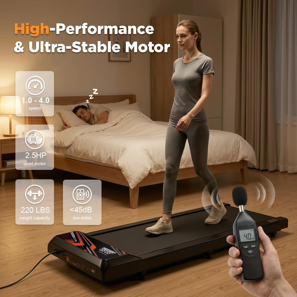 2.5HP Portable Compact Treadmill with Incline and Remote Q46225