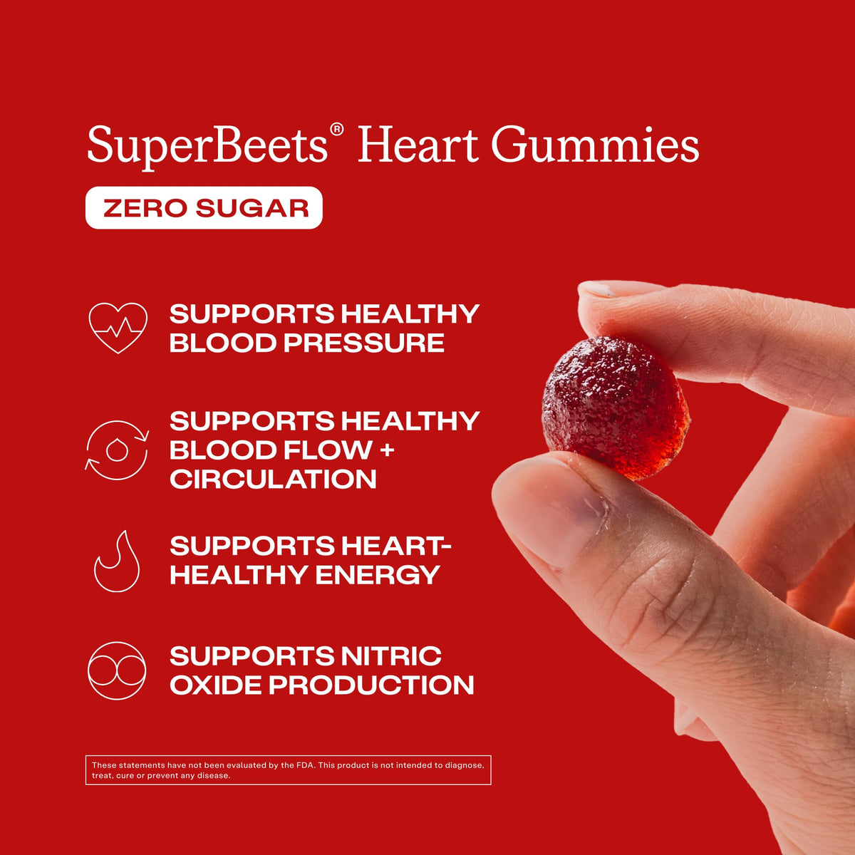 Zero Sugar Beet Gummies 60 Count E5020