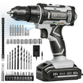 Cordless Drill with 25Nm max, Drill Bits Kit, Gray Z841