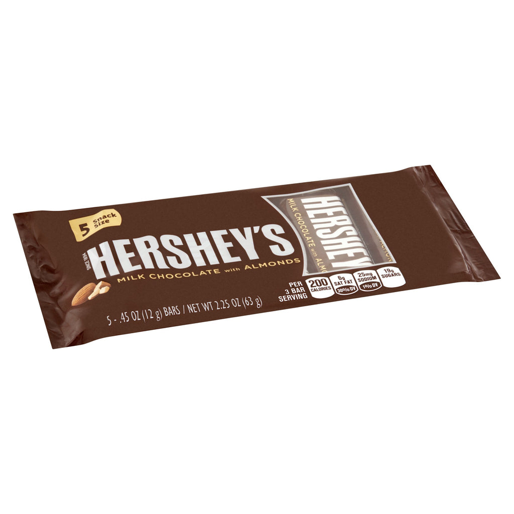 Milk Chocolate with Almonds Snack Size 2.25 oz W346