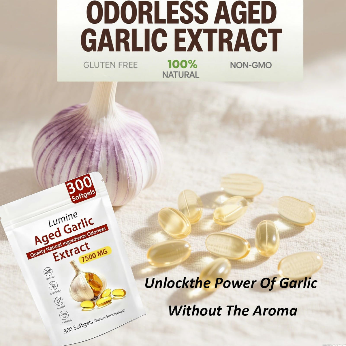 Aged Garlic Extract 300 Softgels A341
