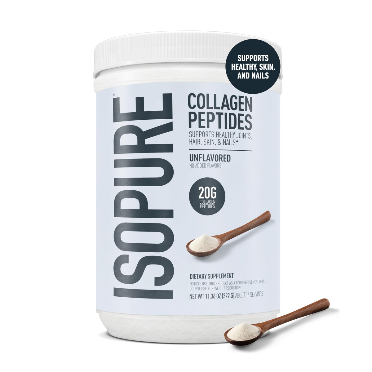 Unflavored Grass-Fed Collagen Peptides Powder X462173