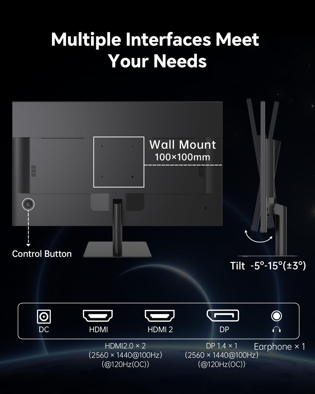 32 Inch 2K IPS 1440p Monitor with HDR10 N929
