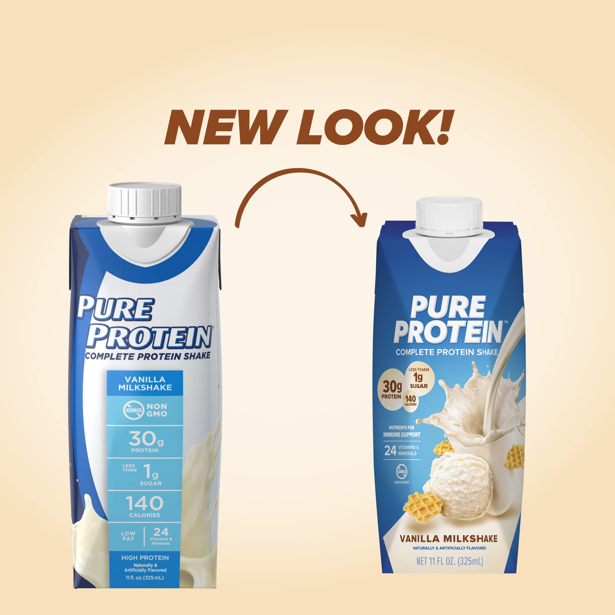 Vanilla Protein Shake, 30g Complete Protein W2070