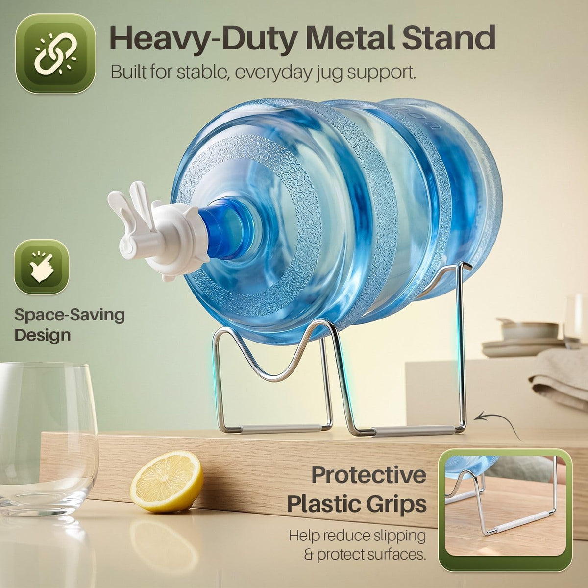 5 Gallon Metal Water Jug Holder X449349