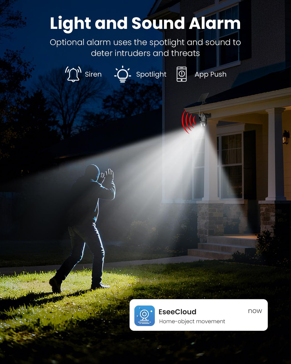 4MP Solar Wireless Outdoor Security Camera J635208