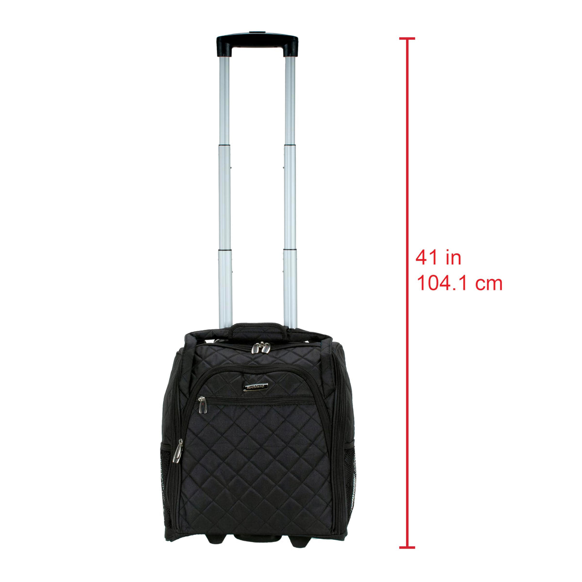 Black Wheeled Underseater Carry-On Luggage V460813