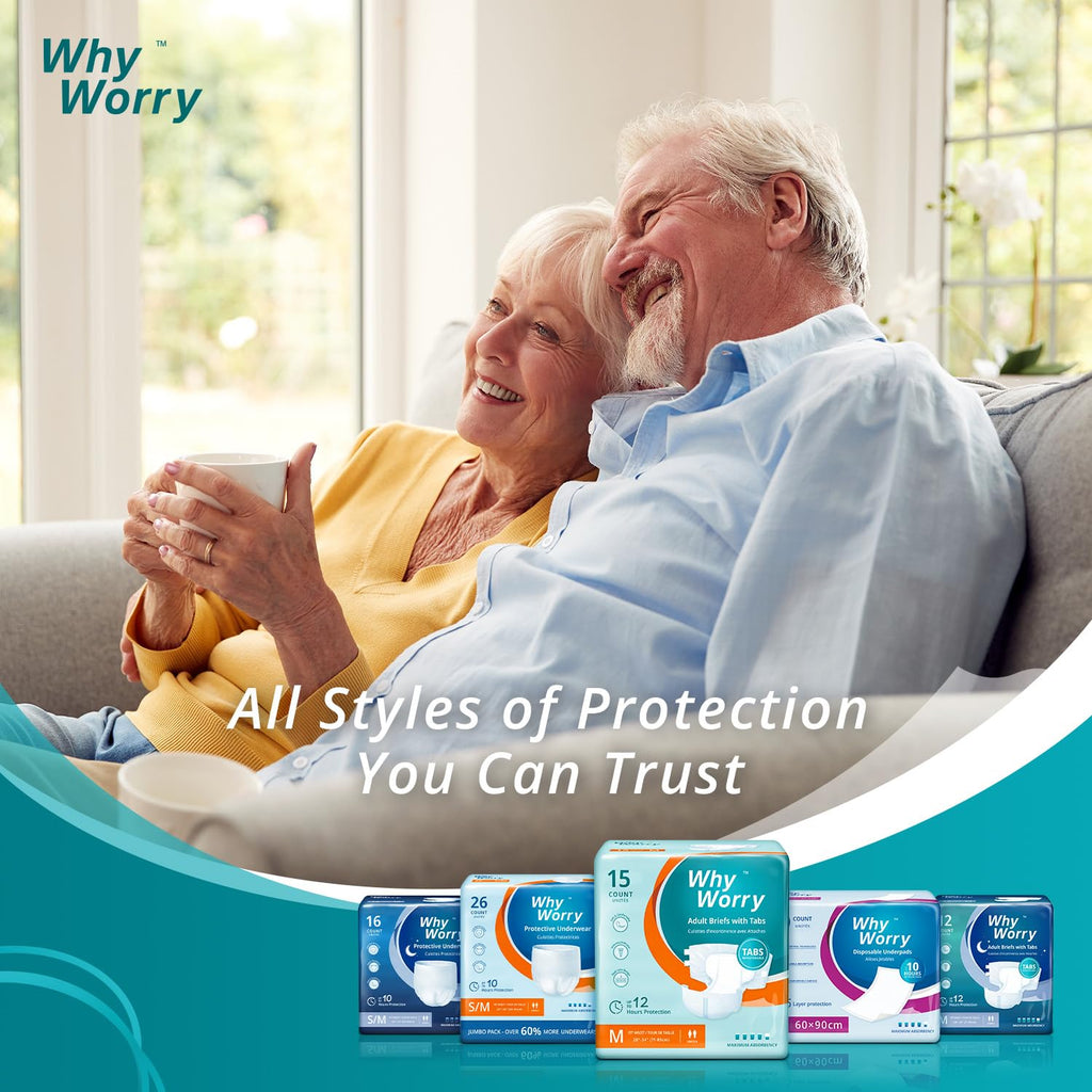 Adult Diapers with Tabs, Large, 15 Count V827257