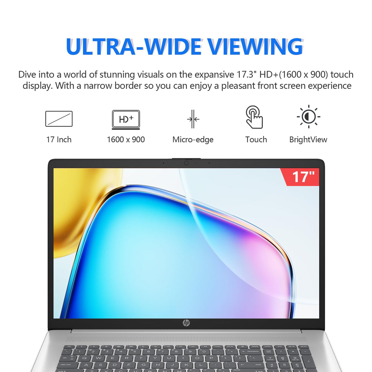 17.3" Touchscreen Laptop, Ryzen 5, 32GB RAM 1TB SSD A90687