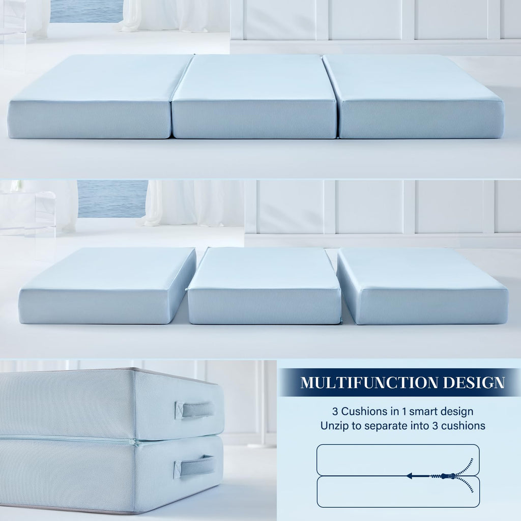 6 Inch Cooling Memory Foam Folding Mattress N255822