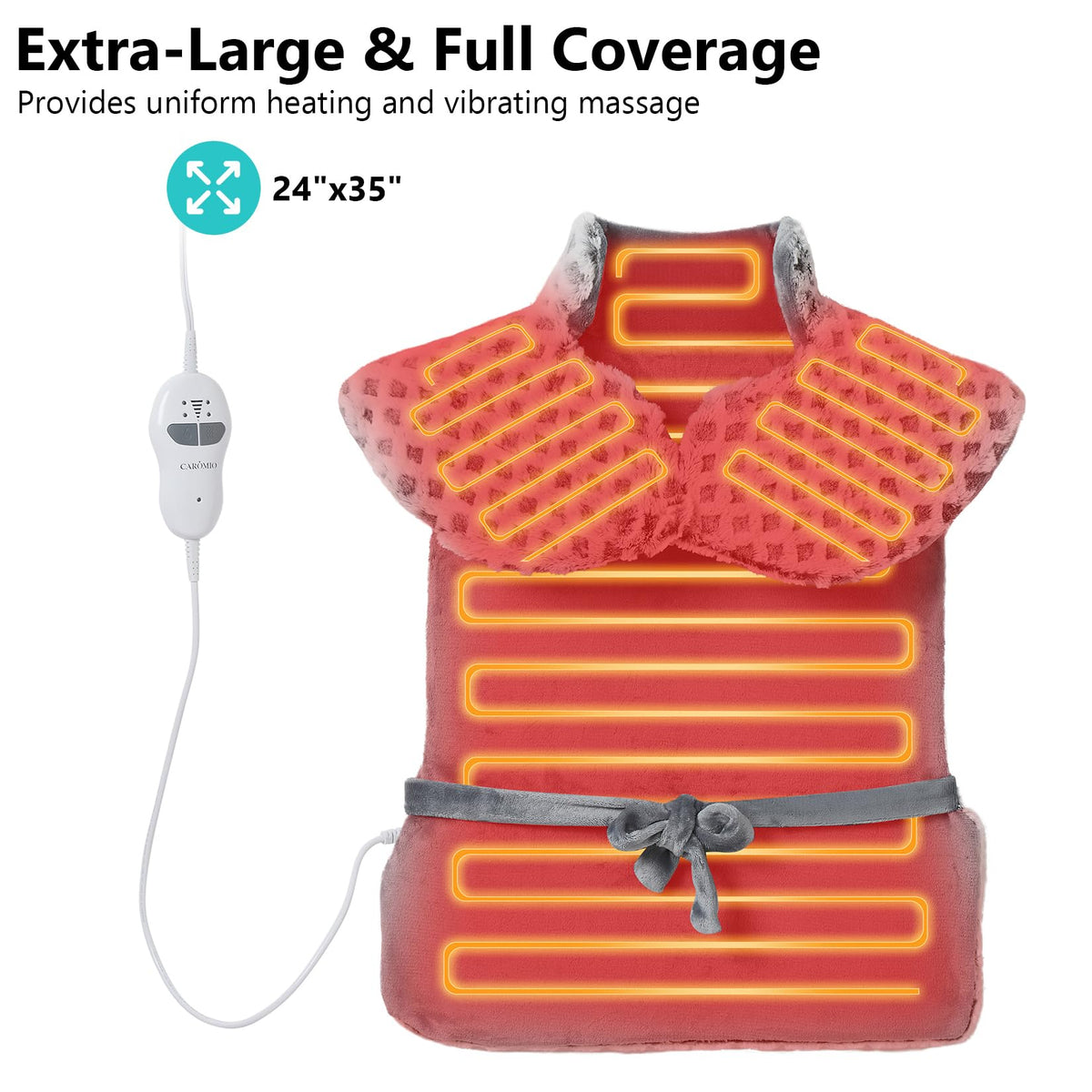 Heating Pad for Back Pain Relief J462925