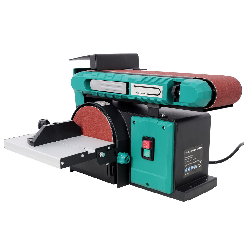 6" Disc and 4 x 36 in. Belt Sander with Aluminum Worktable V5864