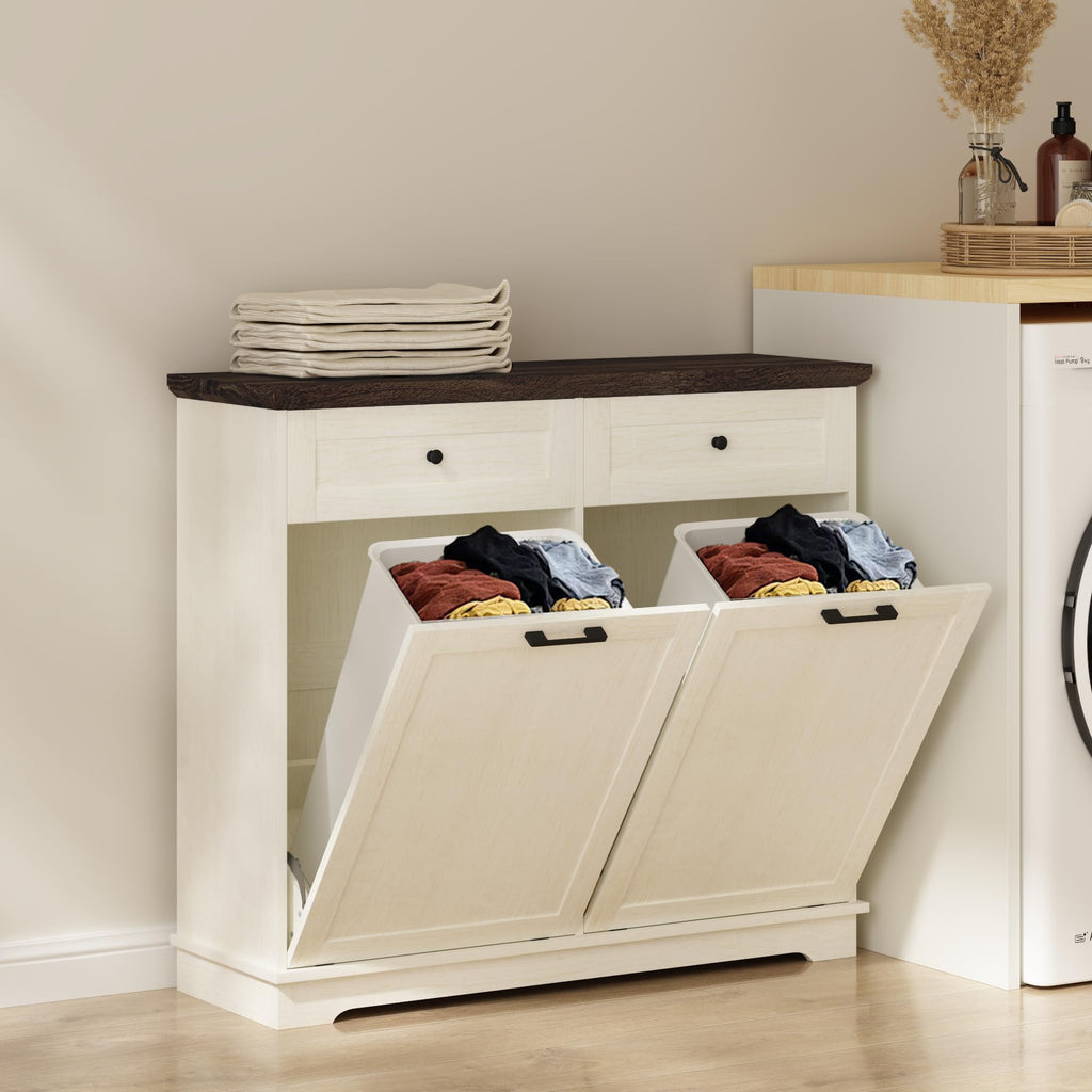20 Gallon Wood Trash Can Cabinet D525208
