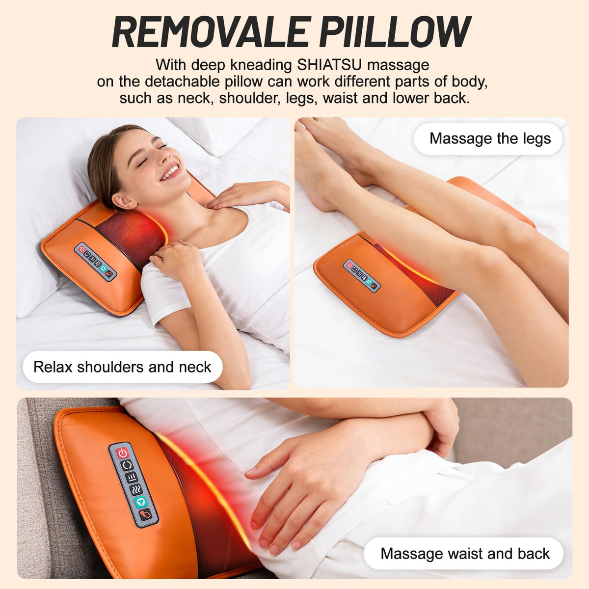 Full Body Massage Mat with Calf Vibration and Foot Massager A805