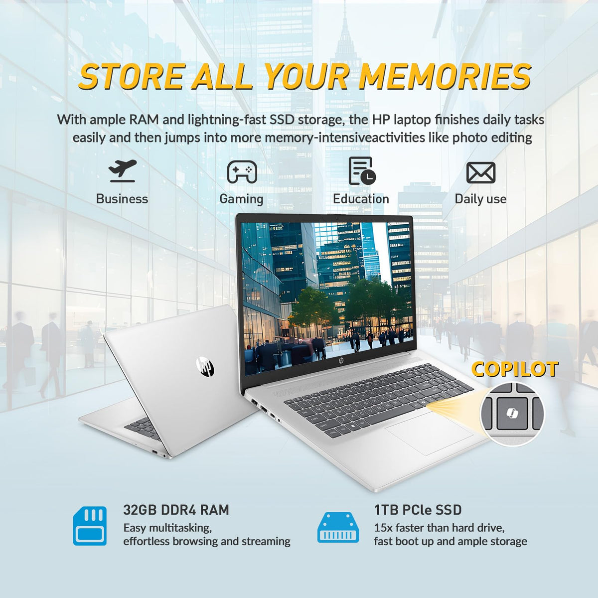 17.3" Touchscreen Laptop, Ryzen 5, 32GB RAM 1TB SSD A90687
