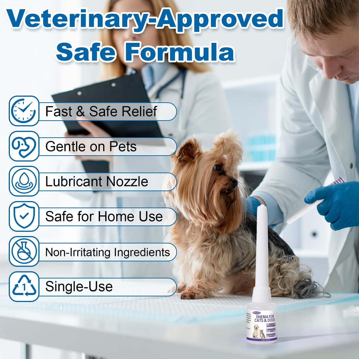 Disposable Enema for Cats & Dogs 6mL (3 Pack) I62939
