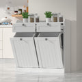 8 Gallon Double Tilt Out Trash Can Cabinet T296