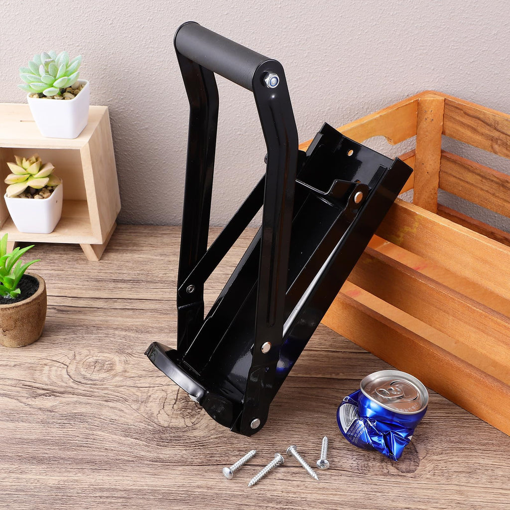 Heavy Duty Stainless Steel Wall Mounted Can Crusher P47345