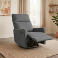 Swivel Rocker Recliner Chair with Pull Lever and Side Pocket S5757
